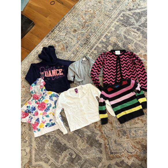 Lot of 16 Girls Sweaters/Hoodies, Mixed Brands, sizes from 2T-5 - Picture 1 of 3